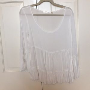 Ladies cream shirt